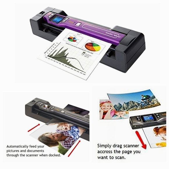 Vupoint Magic Wand Document / Photo 2-in-1 Portable Scanner & Auto-Feed Dock - Picture 2 of 16